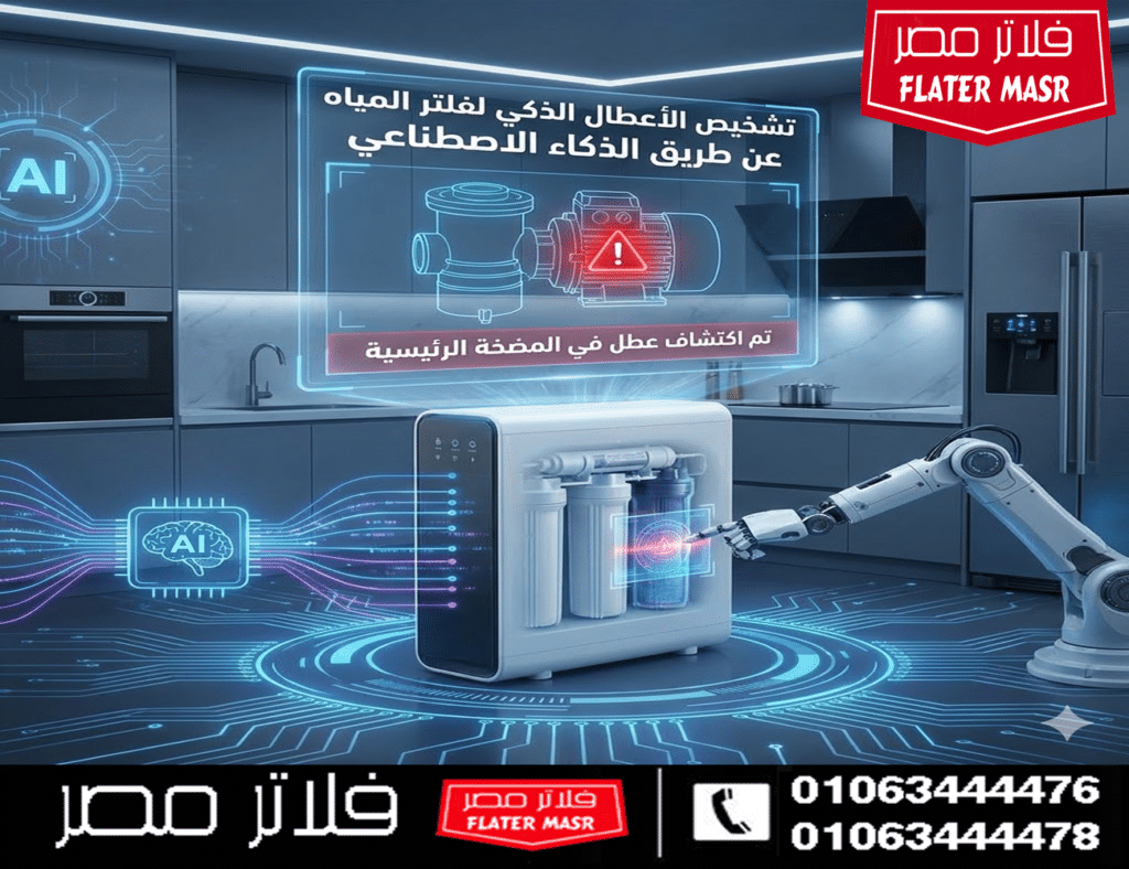 تشخيص الأعطال الذكي لفلتر المياه عن طريق الذكاء الاصطناعي