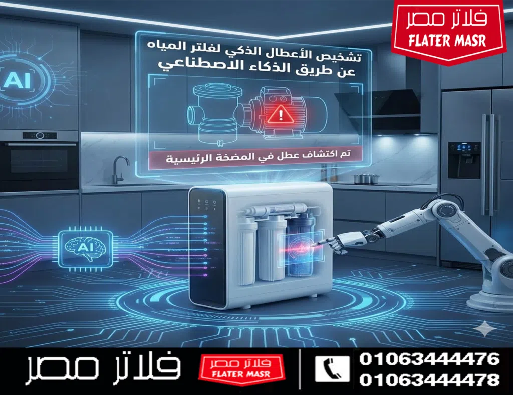 تشخيص الأعطال الذكي لفلتر المياه عن طريق الذكاء الاصطناعي