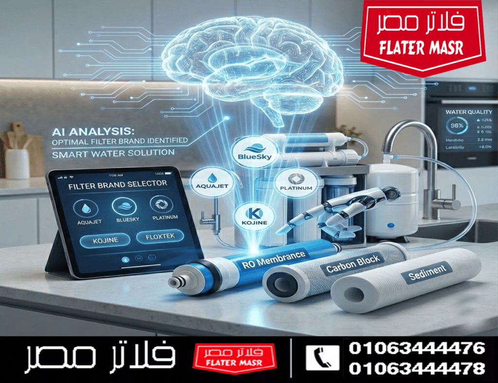 دع الذكاء الإصطناعي يختار لك فلتر المياه المناسب