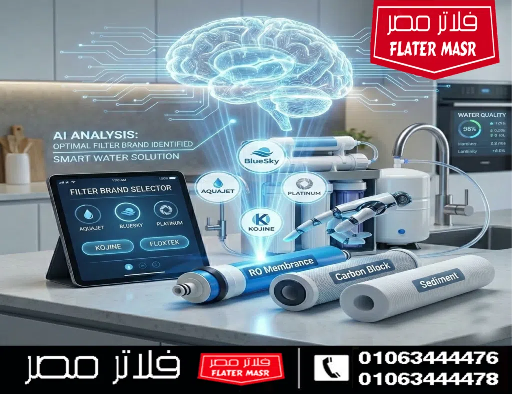 دع الذكاء الإصطناعي يختار لك فلتر المياه المناسب